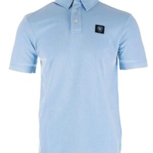 BLAUER - Polo Uomo in Piquet Turchese
