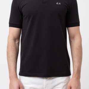 SUN68 - Polo Uomo Solid Regular S/S Nero