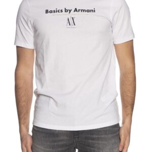 ARMANI EXCHANGE - T-Shirt Uomo Basic by Armani Bianco