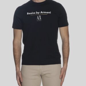 ARMANI EXCHANGE - T-Shirt Uomo Basic by Armani Nero