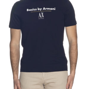 ARMANI EXCHANGE - T-Shirt Uomo Basic by Armani Blu Navy
