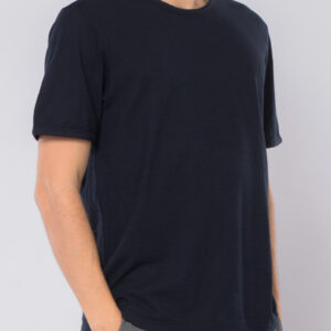 SUN68 - T-Shirt Uomo Round Bottom S/S Blu Navy
