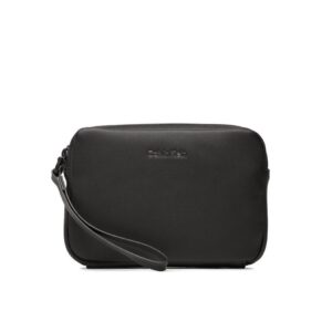 CALVIN KLEIN - Pochette Uomo Must Piquet Compact Case Nero