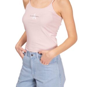CALVIN KLEIN JEANS - Top Donna Monologo Rosa Seppia