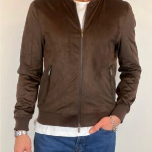 OVER/D - Giubbotto Uomo Modello Bomber Eco-Danetto Moro