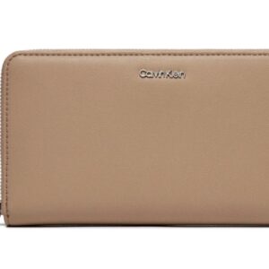 CALVIN KLEIN JEANS - Portafoglio Donna Grande Ck Must Z/A Wallet XL Grigio