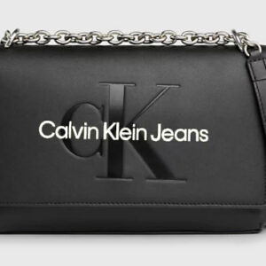 CALVIN KLEIN JEANS - Borsa Donna Sculpted Ew Flap Conv25 Mono Nero