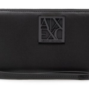 ARMANI EXCHANGE - Portafoglio Donna Zip Around Grande Nero