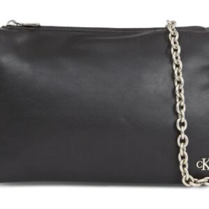 CALVIN KLEIN JEANS - Borsetta Donna Micro Mono Chain Camera Pouch24 Nero