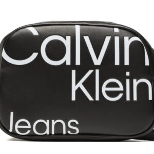 CALVIN KLEIN JEANS - Borsetta Donna Sleek Camera Bag20 Aop Nero