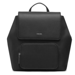 CALVIN KLEIN - Zaino Donna Ck Must Campus Backpack W/Flap Nero