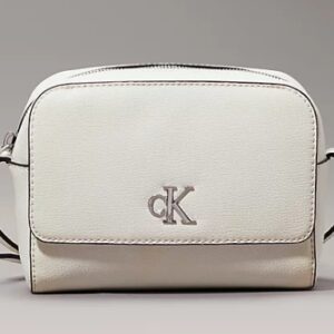 CALVIN KLEIN JEANS - Borsetta Donna Minimal Camera Bag18 Bianco Crema