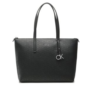 CALVIN KLEIN JEANS - Borsa Donna Ck Must Shopper Md Epi Mono Nero