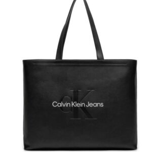 CALVIN KLEIN JEANS - Borsa Donna Sculpted Slim Tote34 Mono Nero