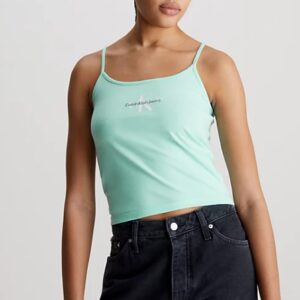 CALVIN KLEIN JEANS - Top Donna Monologo Blu Tint