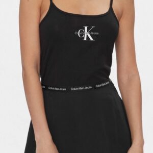 CALVIN KLEIN JEANS - Top Donna Monologo Nero