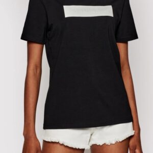 CALVIN KLEIN JEANS - T-Shirt Donna Hero Logo Tee Nero/Bianco