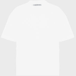 CALVIN KLEIN JEANS - T-Shirt Donna con Logo Cucito Retro Regular Fit Bianco