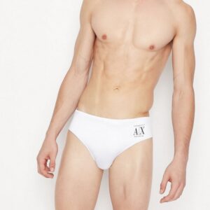 ARMANI EXCHANGE - Costume Uomo Slip Beachwear Bianco