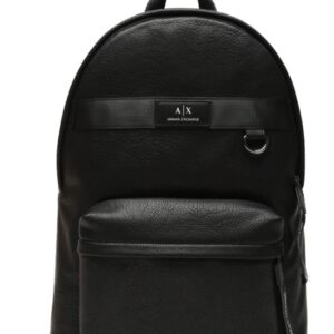 ARMANI EXCHANGE - Zaino Uomo Backpack in Ecopelle Morbida Nero