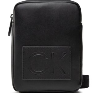 CALVIN KLEIN - Borsellino Uomo Graphic Ck Conv Reporter Nero