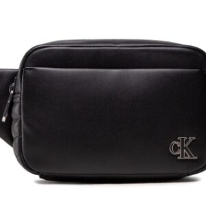 CALVIN KLEIN JEANS - Marsupio Uomo Soft Moto Waistbag Nero