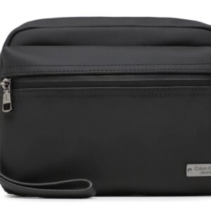 CALVIN KLEIN JEANS - Pochette Unisex Plaque Small Pouch Nero