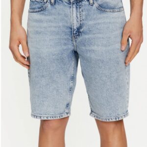 CALVIN KLEIN JEANS - Pantaloncini di Jeans Uomo Regular Fit Denim Light