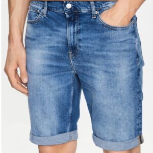 CALVIN KLEIN JEANS - Pantaloncini di Jeans Uomo Slim Short Denim Medium