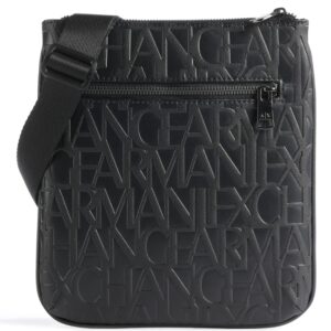 ARMANI EXCHANGE - Borsa a Tracolla Uomo in Pelle Sintetica Nero