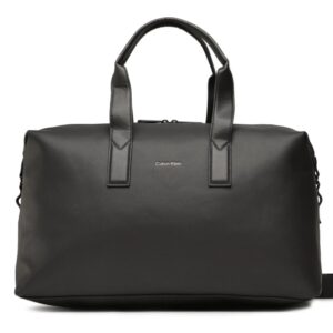 CALVIN KLEIN - Borsa Uomo Ck Must Pique Weekender Nero