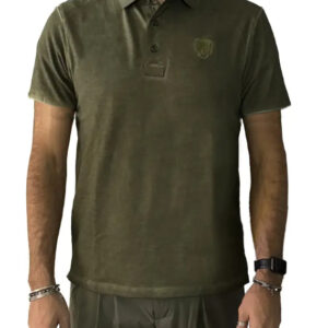 BLAUER - Polo Uomo in Cotone Verde