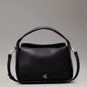 CALVIN KLEIN JEANS - Borsetta Donna Metal Mono Mini Block20 W/Flap Nero