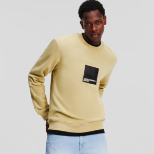 KARL LAGERFELD - Felpa Uomo Logo KLJ in Evidenza Beige
