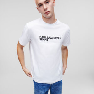 KARL LAGERFELD - T-Shirt Uomo con Logo KLJ Bianco