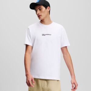 KARL LAGERFELD - T-Shirt Uomo Maniche Corte con Logo KLJ Bianco