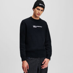 KARL LAGERFELD - Maglione Uomo con Logo KLJ Nero