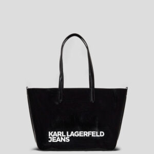 KARL LAGERFELD - Borsa Donna Essential Tote con Logo Nero