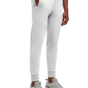 BIKKEMBERGS - Pantaloni Tuta Uomo Felpa Stretch Bianco