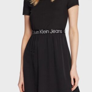 CALVIN KLEIN JEANS - Vestito Donna da Giorno Regular Nero