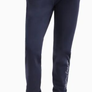 ARMANI EXCHANGE - Pantaloni Donna Jogger in French Terry Organico ASV Blu