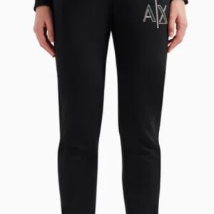 ARMANI EXCHANGE - Pantaloni Donna Jogger Armani Sustainability Values Nero