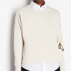 ARMANI EXCHANGE - Felpa Donna Sweatshirts Without Hood Beige