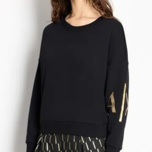 ARMANI EXCHANGE - Felpa Donna Sweatshirts Without Hood Nero