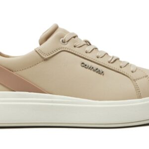 CALVIN KLEIN JEANS - Sneaker Uomo Low Top Lace Up W/ Stripe Beige