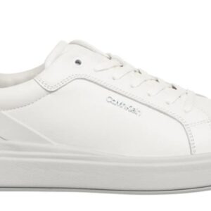 CALVIN KLEIN JEANS - Sneaker Uomo Low Top Lace Up W/ Stripe Bianco