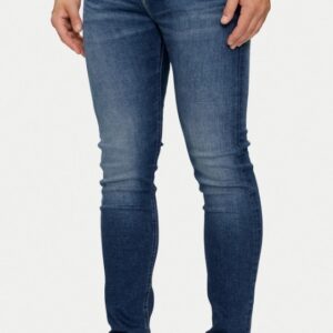 CALVIN KLEIN JEANS - Jeans Uomo Skinny Fit Denim Dark