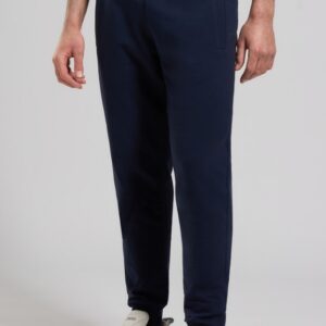 BIKKEMBERGS - Pantaloni Tuta Uomo Felpa Stretch Blu