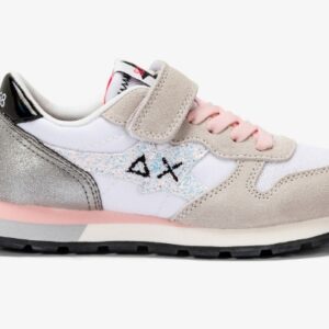SUN68 - Scarpe Girl's Stargirl Glitter Logo (Kid) Bianco