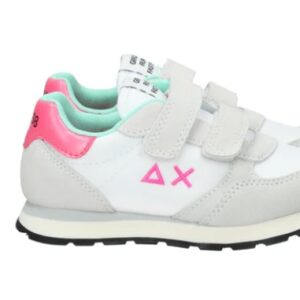 SUN 68 - Scarpe Girl's Ally Solid Nylon (Baby) Bianco